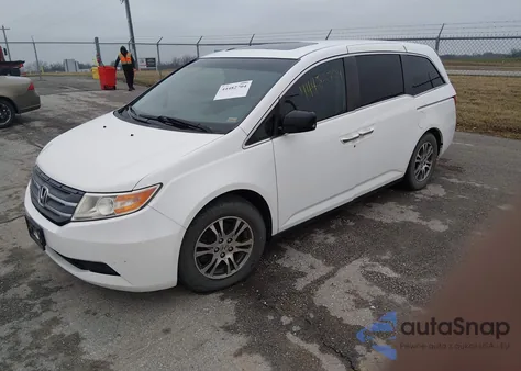 2013 Honda Odyssey Ex-L z USA, uszkodzony, nr VIN 5FNRL5H67DB053922